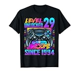 Photo Gallery livello 29 sbloccato impressionante dal 1994 giochi di 29 ° compleanno maglietta Photo Gallery livello 29 sbloccato impressionante dal 1994 giochi di 29 ° compleanno maglietta