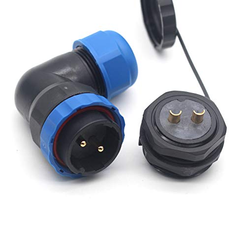 Conector industrial SD28 2Pin a prueba de agua IP67 miniatura 2