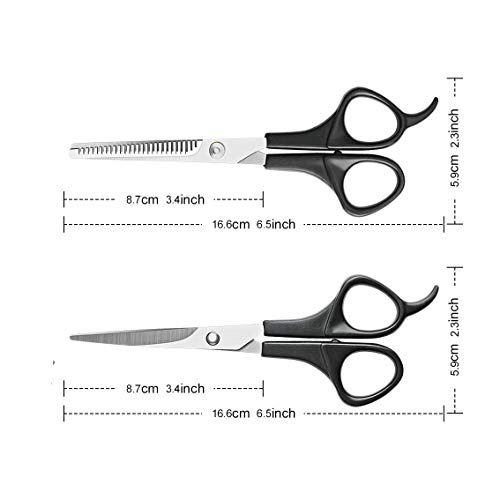 Rosmall-Grooming-Scissors-Hair-Scissors-Cutting-Shears-Thinning-Hairdressing-Set-Hair-Styling-Tool-2-Scissors-Set