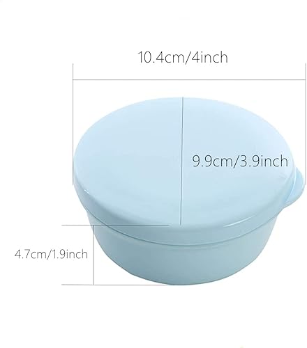 Miniatura 2 de Jabón impermeable de sello redondo, 2 protectores de jabón impermeables, jabonera portátil de viaje, caja de jabón de viaje redonda, caja de