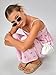 Cakaner Tween Girls Summer Outfit 2 Piece Clothing Set Sleeveless Top and High Waist Long Pants Size 9 10