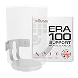 Construction robuste : la durabilité rencontre l'amélioration acoustique dans ce support. Fabriqué en acier de haute qualité avec une finition de revêtement en poudre de couleur assortie, il promet longévité et résistance. Le design se concentre également sur l'amélioration de la dispersion du son et de la réponse des basses, assurant une expérience audio immersive qui complète les capacités du Sonos ERA100. Le lot unique comprend un support mural et un kit de matériel. Veuillez noter que le haut-parleur n'est pas inclus avec le support.