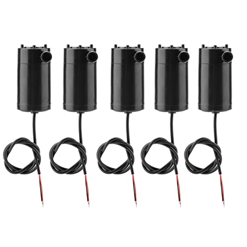 2 stuks USB Mini-waterpompen (250 l/u, 3 W), ultrastille aquariumpomp met hoge slag, fonteinpomp met 1,5 m netsnoer, voor aquarium, vijver, tuin 2 stuks USB Mini-waterpompen (250 l/u, 3 W), ultrastille aquariumpomp met hoge slag, fonteinpomp met 1,5 m netsnoer, voor aquarium, vijver, tuin