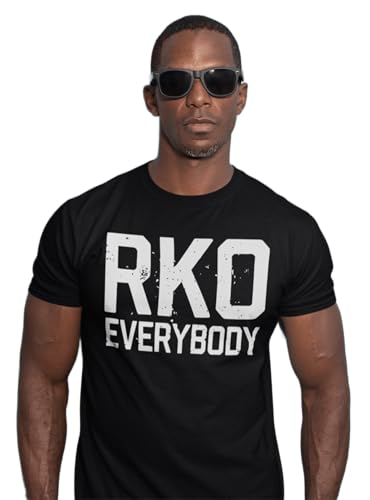 Randy Orton RKO Everybody Pro Wrestling Fans Wrestling Tees Gift T-Shirt Tee Shirt for Man Woman Black