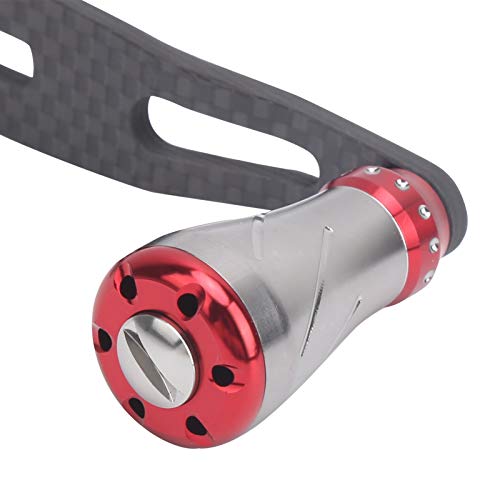 Carretes de pesca con cebo manivela de carbono de 95mm para sustitución 4