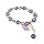Bracelet Charms Femme Bracelet Original Bohème en Cristal Bijoux Cadeau pour Maitresse Maman Sœur Amie Ado Fille Cadeaux Noel Anniversaire La Saint-Valentin La Fête des Mères fin d'études
