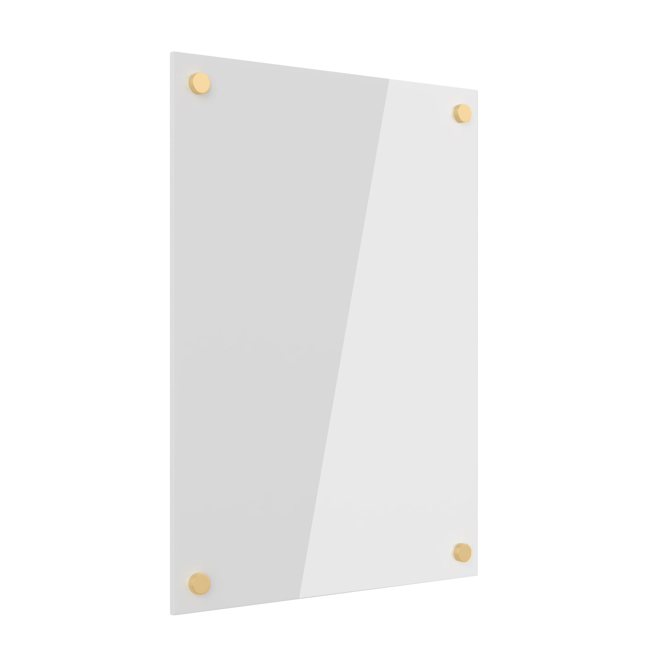 Ships Next Day, Made in USA - Acrylic Dry Erase Board | Non-Magnetic Dry Erase Board | Hanging Frameless White Board | Acrylic for Office, School and