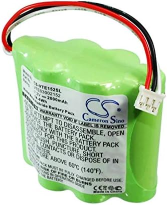 2000mAh Xsplendor Battery for Vetronix 03002152, Consult II PN 02002720-01, VTE03002152 14.40Wh