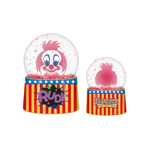 Silver Buffalo Killer Klowns Rudy Outer Space Light Up Snow Globe 45mm