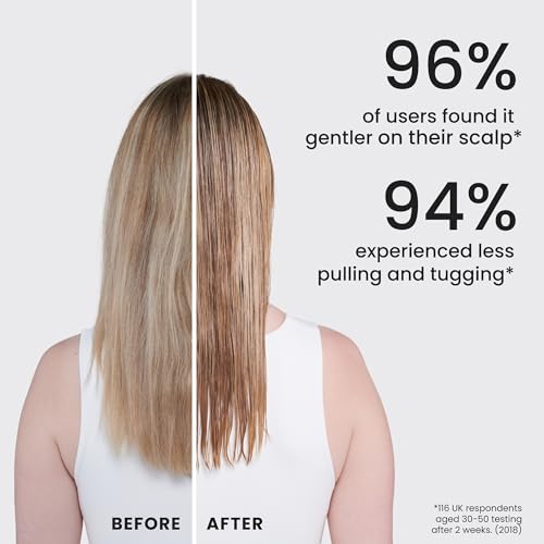 Image of Tangle Teezer Fine Ultimate Detangler Mini Hair Brush for Fine Hair, Mint | Travel-size brush with patented two-tier, soft-flex teeth; on-the-go detangling for fine hair, helps reduce breakage & frizz