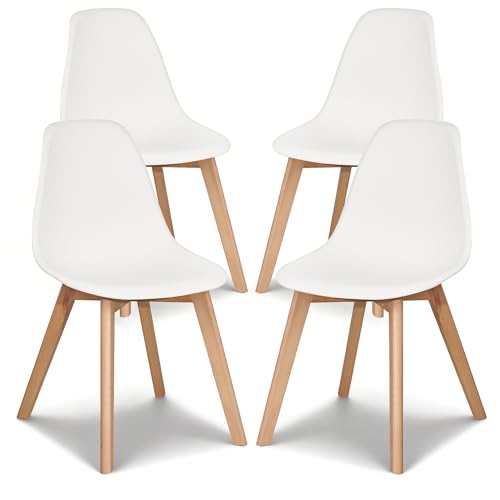 VECELO Dining Chairs Set of 4, Mid-Century Modern Kitchen &