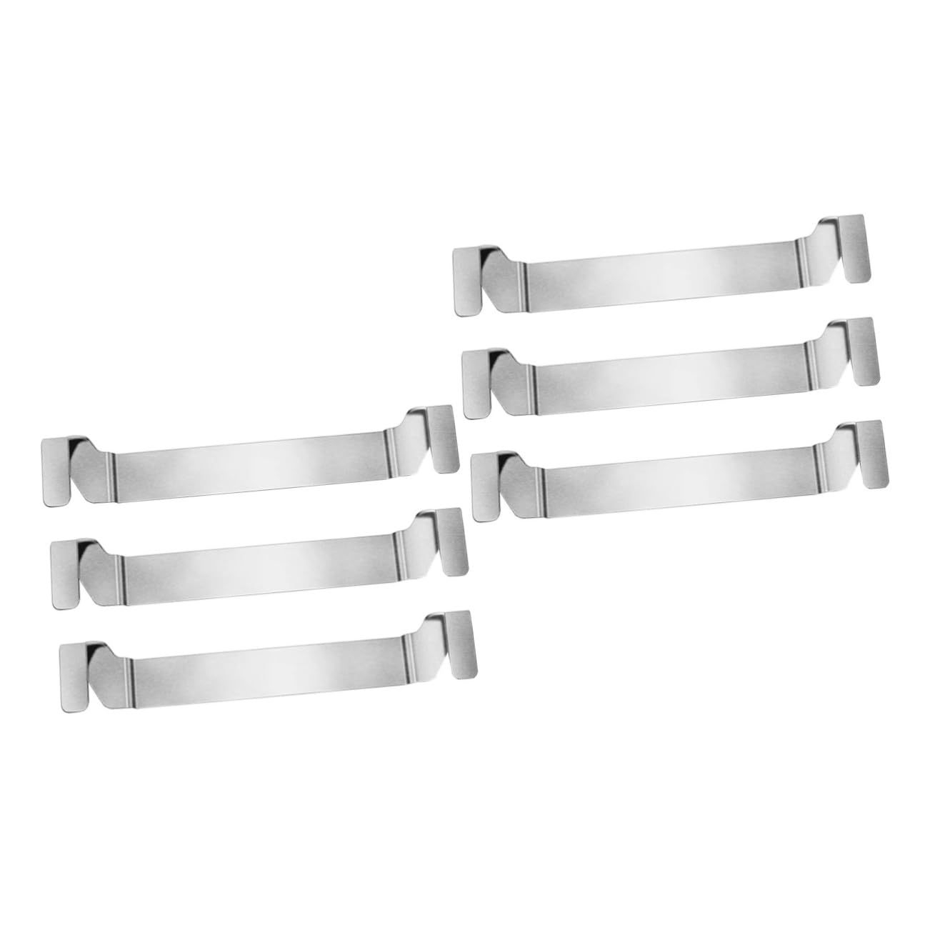INOOMP 6piezas Soporte Inoxidable para Espátulas y Utensilios De Cocina Organizador De Barbacoa y Parrilla Rack para Camping y Doméstico
