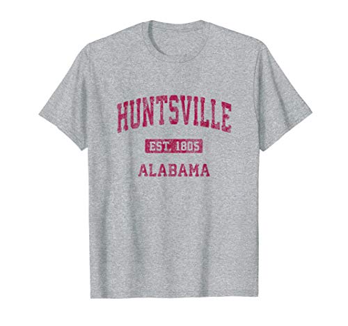 Huntsville Alabama AL Vintage Athletic Sports Design T-Shirt