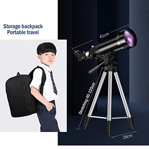Telescopio Astronómico YXCKG para Niños 20X-40X con Trípode miniatura 7