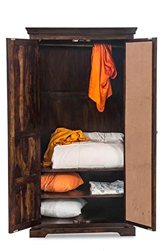 Image of Sheesham Solid Wood Jaipur Storage Wardrobe