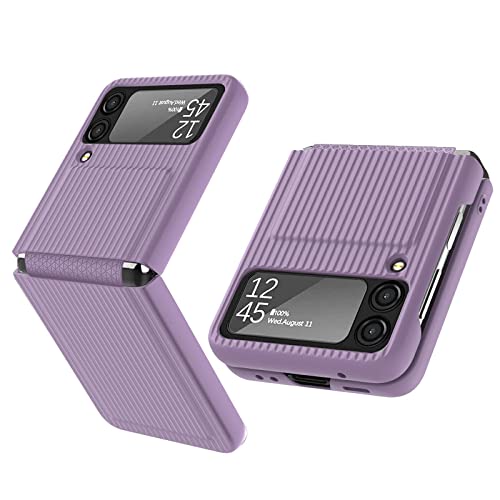 Coque Galaxy Z Flip 3 5G étui fin mauve pour smartphone pliable au quotidien