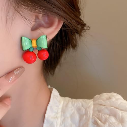 Boucles d'oreilles acrylique ultra légères et lumineuses style néon rétro bonbon