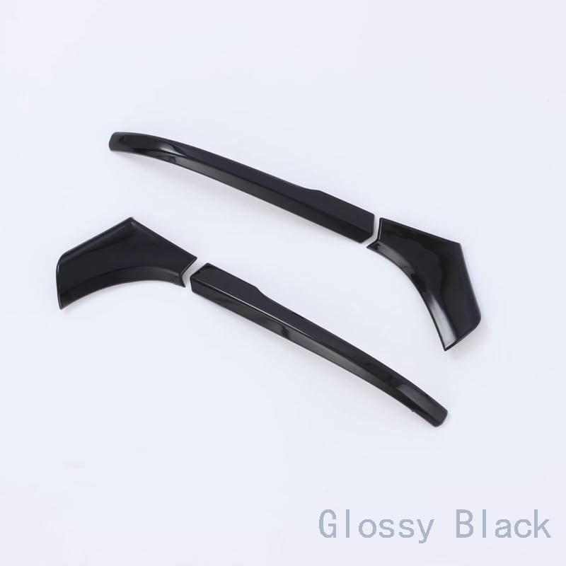Rear View Mirror Side Molding Cover Trims Compatible with Toyota Corolla Cross 2022 2023 Car Accessories Glossy Black — view 4