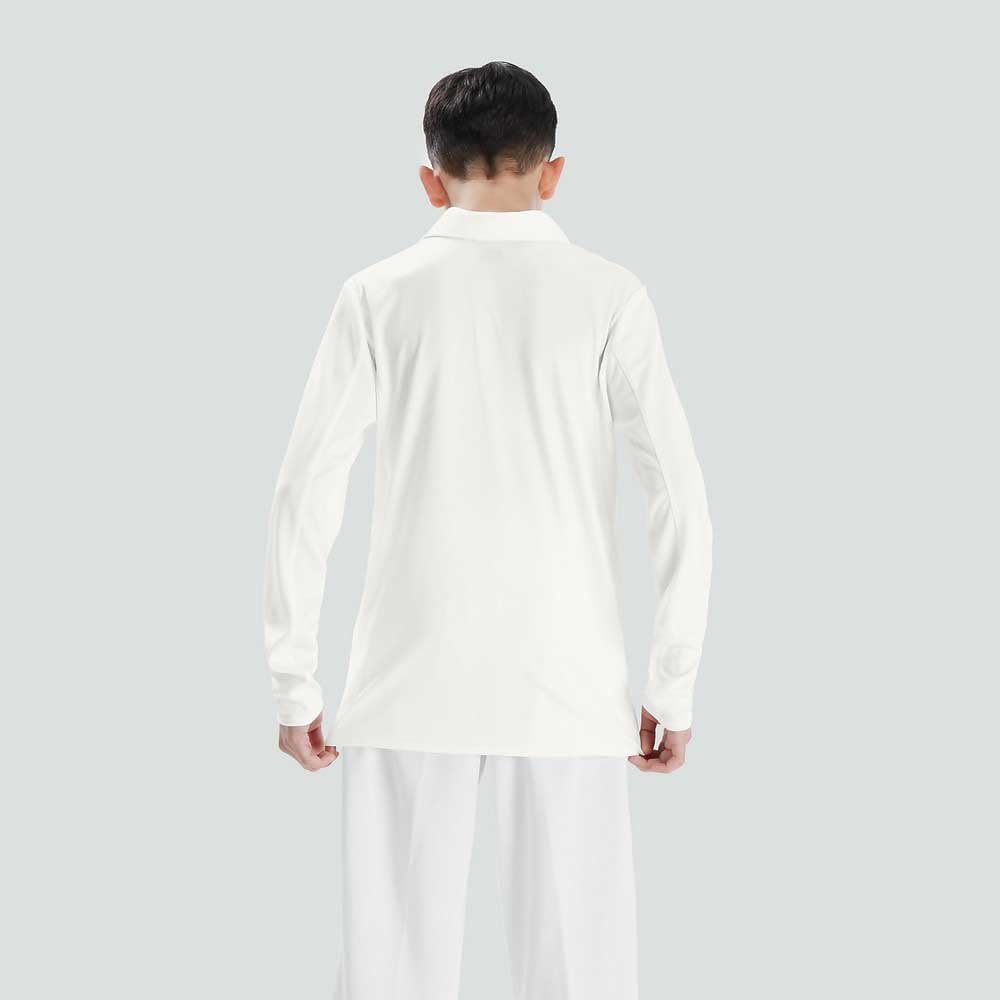 Canterbury Camiseta de Manga Larga de Críquet Performance Camisa Polo para Niños