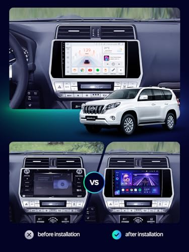 Reproductor multimedia de 10.1'' para Land Cruiser Prado 2018-2023 2