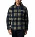 Produktbild Columbia Herren Steens Mountain Bedruckte Jacke Pullover Sweater, Steingrün kariert Druck, Medium