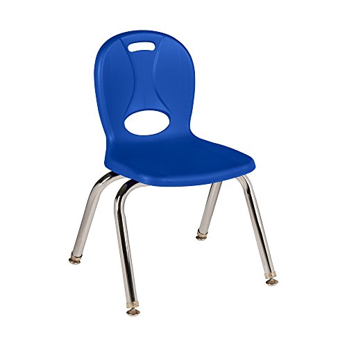Image of Sprogs LNT-112-CSW-AS Structure Series Preschool Chairs, 12 inch Seat, Red, Blue, Green, Yellow (Pack of 4)