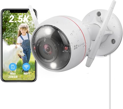 EZVIZ Security Camera Outdoor, 2k+ WiFi Camera, IP67 Waterproof, Color...