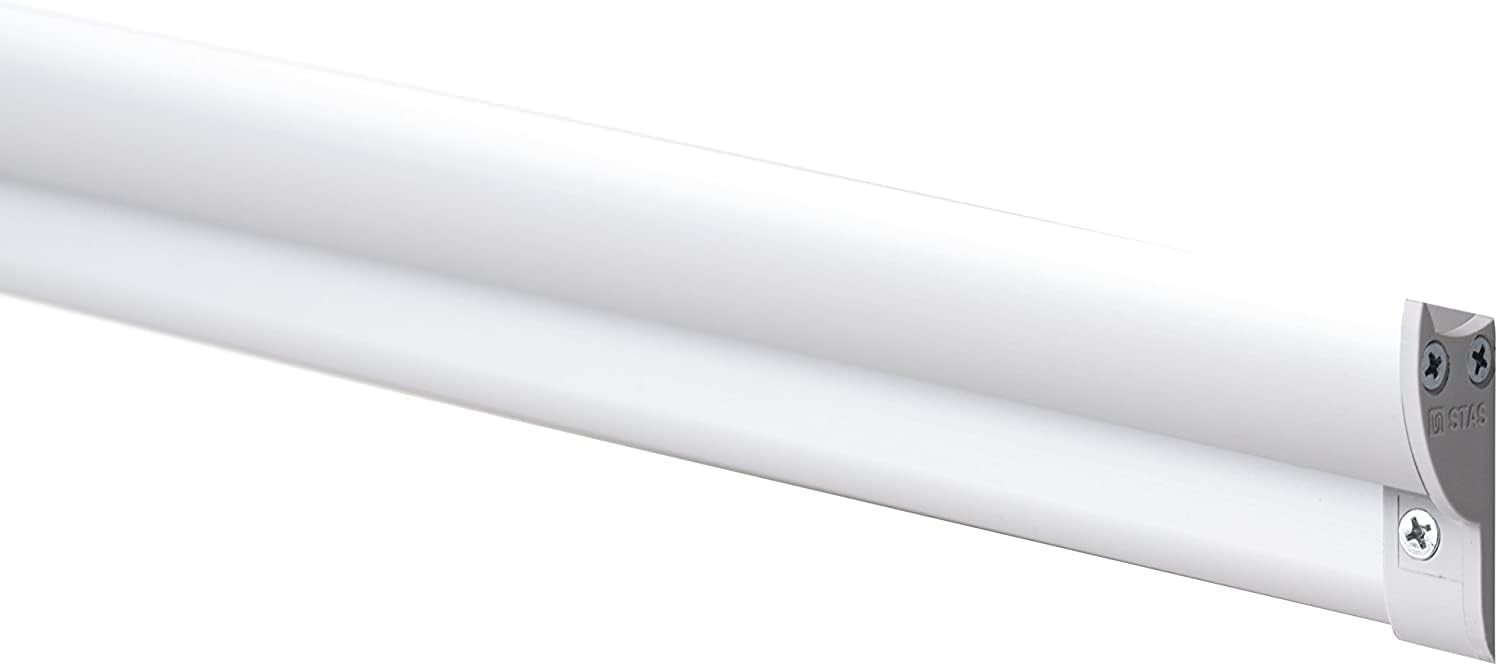 STAS Paper Rail 39.37” White | Best Display Rail for Posters, Documents, and Papers | Easy Wall Mounting Solution