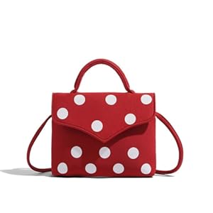 Mastyle®Women's Red Small Square Shoulder Bag – Compact Handheld Purse with Adjustable Strap 21 41UjFcYehiL. SL500 . SS300