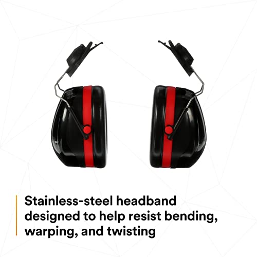 Image of 3M PELTOR Hearing Protection Optime 105 Earmuffs, E-A-Rfit Compatible, Assembly, Sanding, Grinding