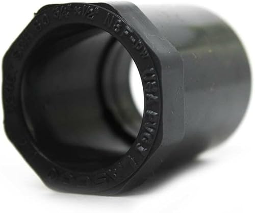 MaxLLTo Reemplazo 3/4 pulgadas x 1/2 pulgada deslizamiento x deslizamiento buje de PVC SCH 80 para fontanería Thrifco 8213304