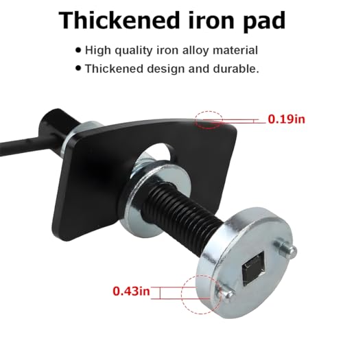 Bittwee BITTWEE-AUTO Car Brake Piston Wind Back Tool, 3Pcs/Set Brake Caliper Piston Rewind Tool, Auto Rear Brake Pad Wind Back Tool, Brake Caliper Wind Back Tool For Replacement Of Rear Brake Pad thumb #3
