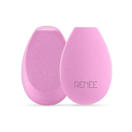 Image of RENEE Makeup Superblender 1pc, Angled Edge Sponge For Effortless Application of Dry & Wet products, Latex Free, Cruelty-Free & Travel friendly ideal for foundation