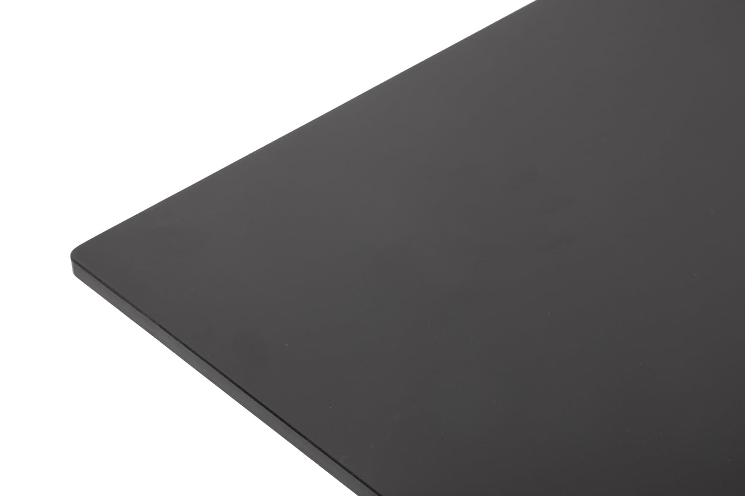 METRO Professional Table Pliante MASSINI, Aluminium, 60 x 60 cm, Plateau HPL Aspect Pierre, Pieds Autonivelants, Noir, Empilable (Noir, 60 x 60 cm, Carré)