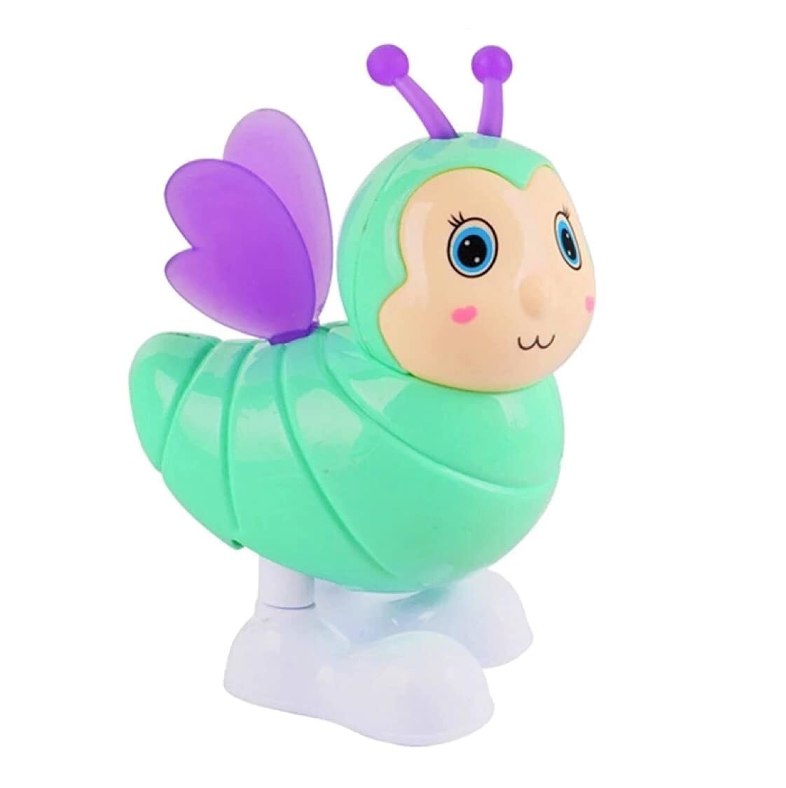 YRTOYS Key Operated Jumping Toy // Wind Up Bird and Animal Toy // Colour Full Funny Clockwork Toy // Wind Up Toys for Baby and Toddlers (Multicolor) (Pack of 1) (Bee) (bee)