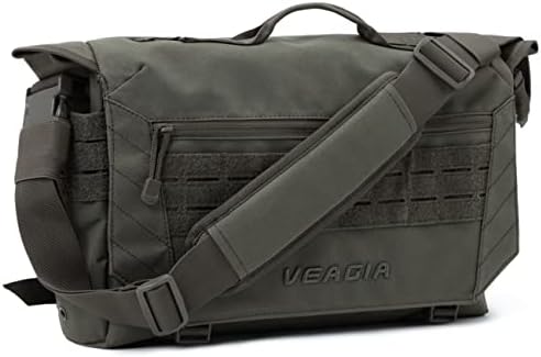 VEAGIA Messenger Bag For Men Laptop Bag Tactical Briefcase Canvas Crossbody Satchel Computer Shoulder Bags(17x12x5inch)