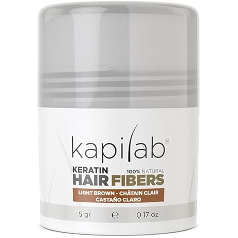 Kapilab Fibras Capilares de Queratina Castaño Claro Cover