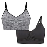 Motherhood Maternity Plus-Size Seamless Clip Down Nursing Bra