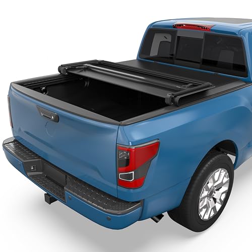 Soft Tri-fold Tonneau Cover Fit for Nissan Titan 2004-2015 with