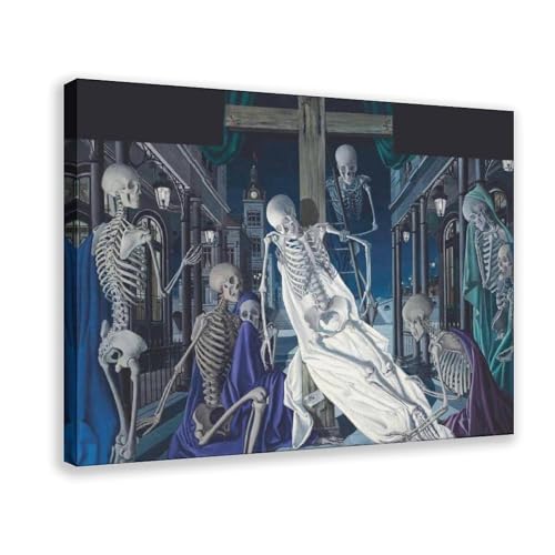 Toile Paul Delvaux Behold The Man décoration murale bureau cadre suspendre