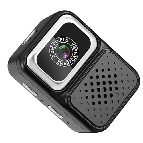 Enregistreur vidéo 1080p HD portable, mini caméra vintage noire contre l'encombrement
