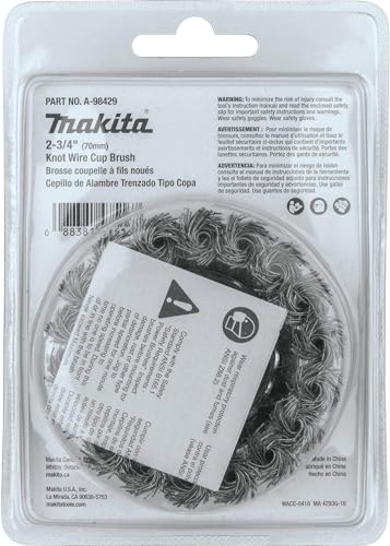 Image of Makita A-98429 2-3 /4 inch Knot Wire Cup Brush, 5 /8 inch-11
