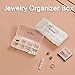 QJLE 6 Pairs Chunky Gold Earrings for Women Geometric Knot Statement Drop Dangle Earrings Two Tone Gold Hoops Earrings for Women Trendy Jewelry