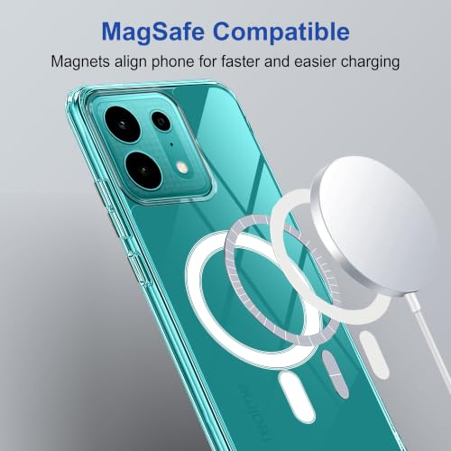 Image of Zapcase Back Case Cover for Realme P4s 5G | Compatible for Realme P4s 5G Back Cover | Compatible with MagSafe | Scratch-Resistant Back Cover | Clear