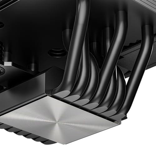 Image of Sudokoo SK700V AM5-Designated Digital Air Cooler, Single Tower Design, High Performance M-Winding Tech Fan, 7 Copper Heat Pipes, L-Rail Lock Mount, 220W Heat Dissipation