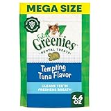 Greenies Feline Adult Dental Cat Treats, Tempting Tuna Flavor, 4.6 oz. Pack
