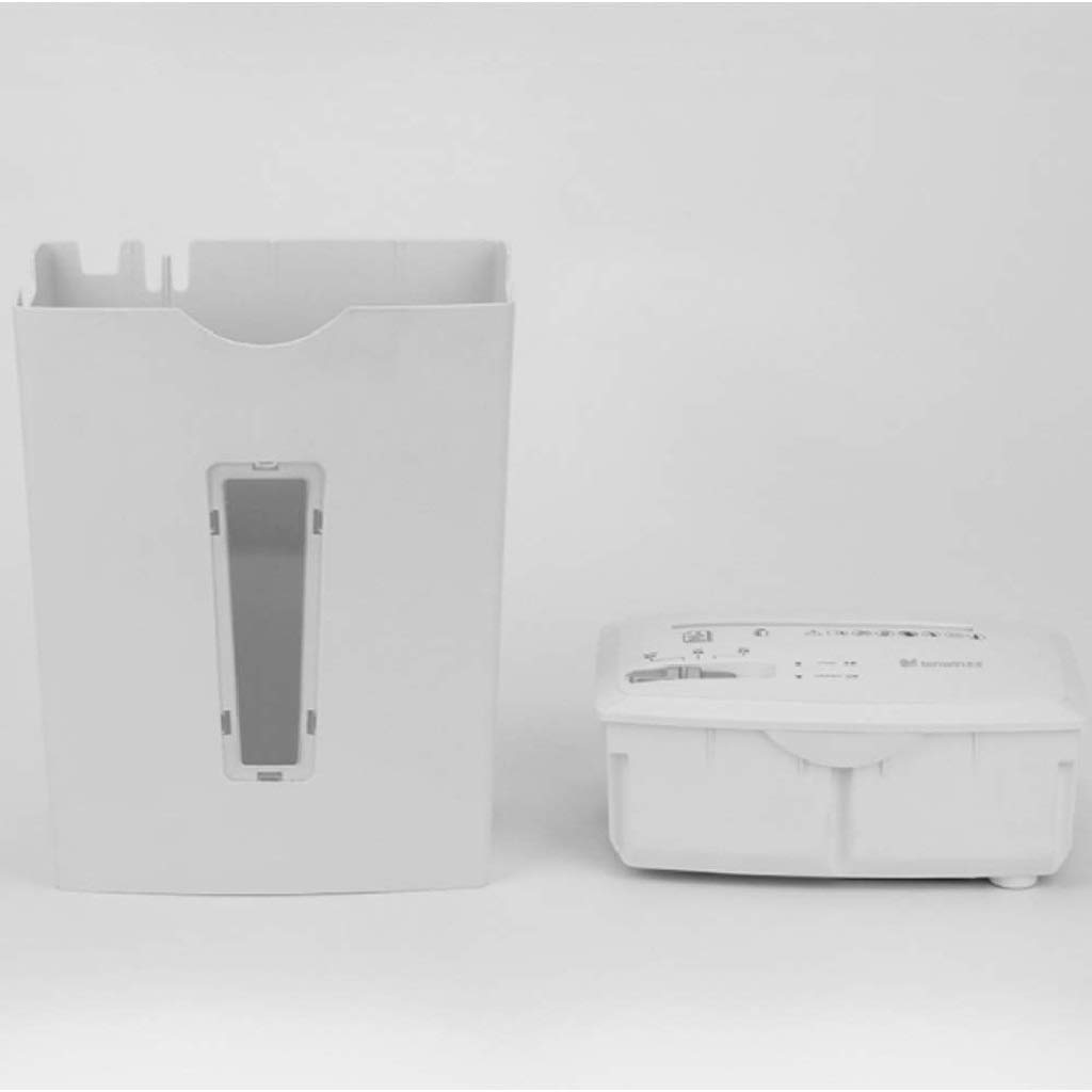 Mini trituradora de Papel-Cross-Cut Trituradora de Papel, Tarjeta de crédito Trituración for la Seguridad del Uso, grande con Ventana Transparente