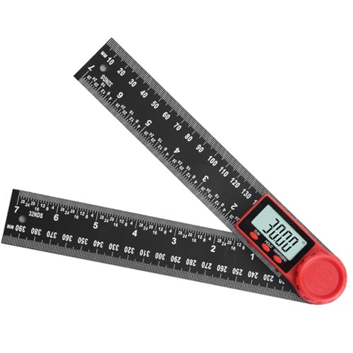 Digital Angle Finder, 200mm/7 Inch Digital Inclinometer Protractor Angle Measure Tool Angle Ruler with LCD Display for Woodworking Construction Repairing