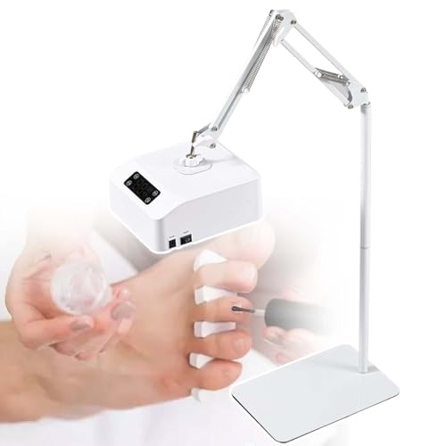 HCAUYNN LáMpara De UñAs Led Profesional para Manicura De Pies, LáMpara De Pie con Secador De Esmalte De Gel, Soporte EléCtrico Recargable para LáMpara De UñAs, para SalóN De UñAs.