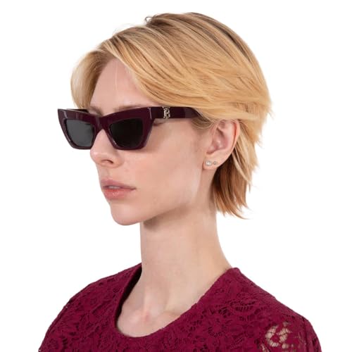 Burberry Women's Bordeaux Geometric Cat Eye Sunglasses BE4405 397987 51 Italy2